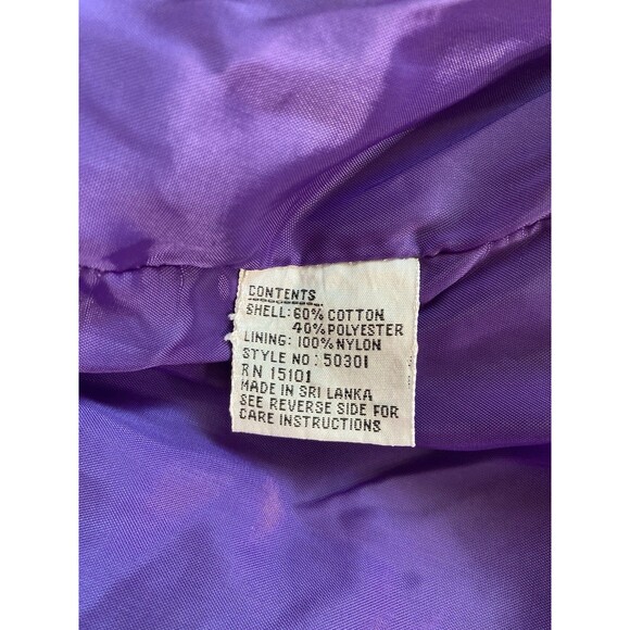 Vtg Y2K Ski Jacket Womens M Funky Retro 70s Bold Color Block Lightweight Coat - Picture 9 of 13